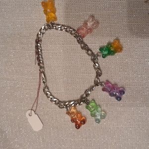 Gummy bears charm bracelet